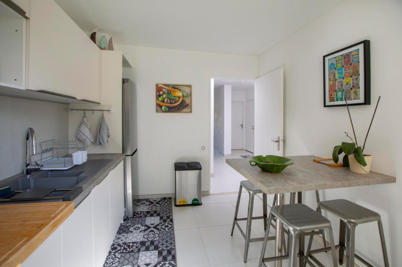 Appartement T3 Traversant Residence Standing Garage Et Piscine Exterieure Gratuits Sète Buitenkant foto